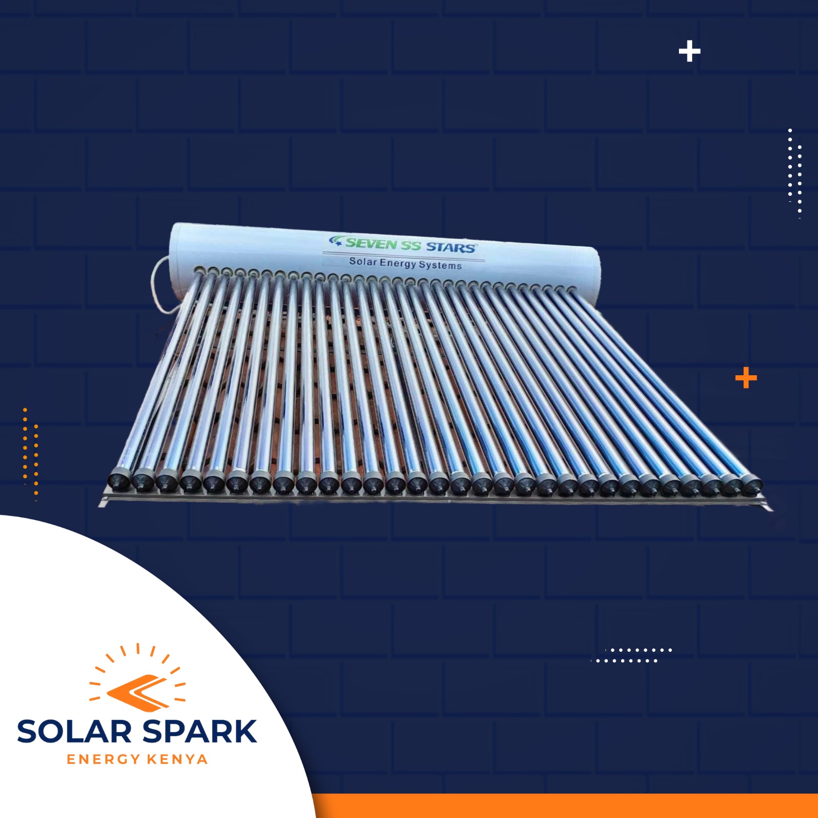 Solar water heater installation by Solar Spark Energy - Endless hot water