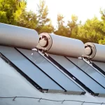 Solar water heater installation by Solar Spark Energy - Endless hot water