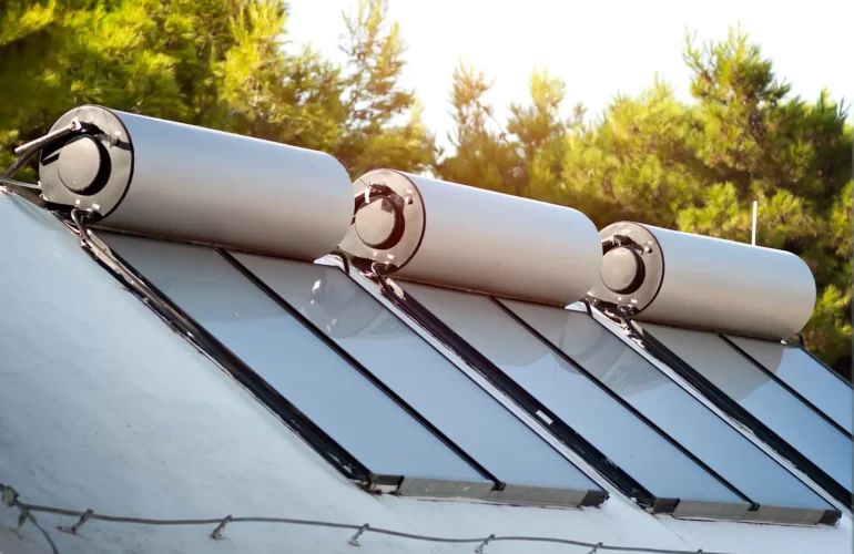 Solar water heater installation by Solar Spark Energy - Endless hot water