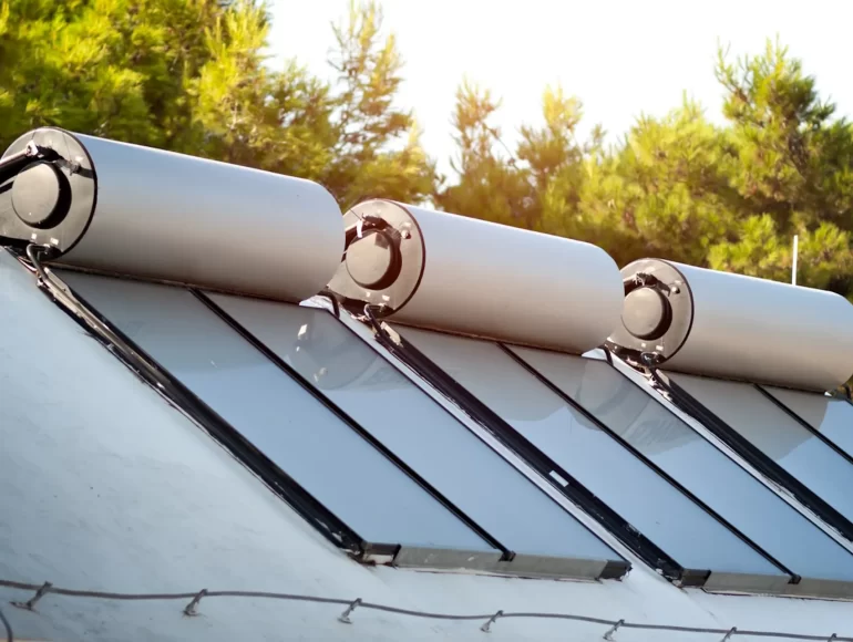 Solar water heater installation by Solar Spark Energy - Endless hot water