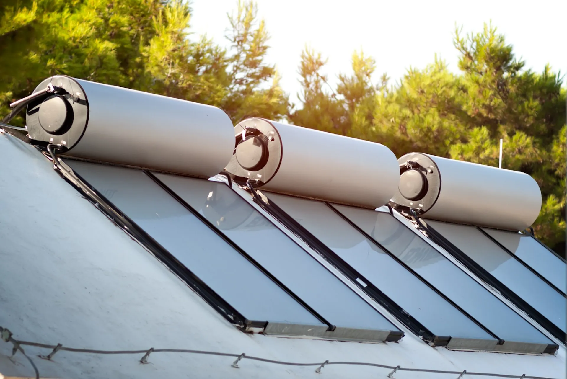 Solar water heater installation by Solar Spark Energy - Endless hot water